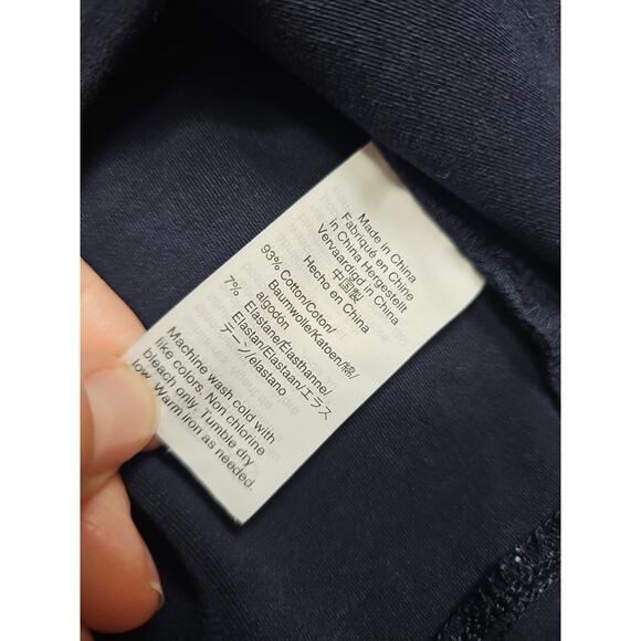 Crewcuts Jumper Dress Girls 6 Navy Blue Stretch - Picture 5 of 7